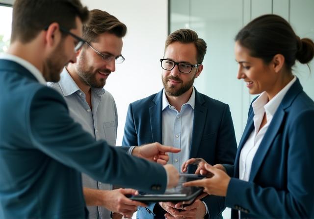 DeltaStream consultants collaborating with clients in a modern Singapore boardroom