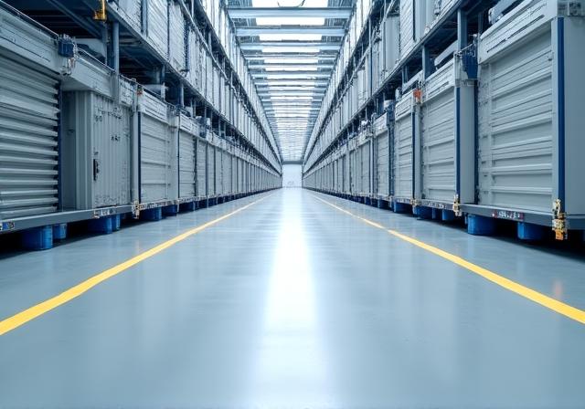 Streamlined modern architectural lines representing efficiency