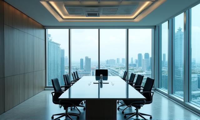 Modern professional office space in Singapore representing DeltaStream Consulting headquarters